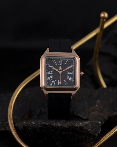 Opus Black Rosegold Silicone
