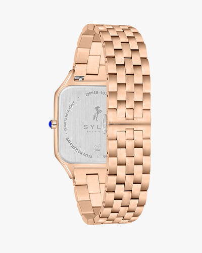 Opus White Rosegold Steel