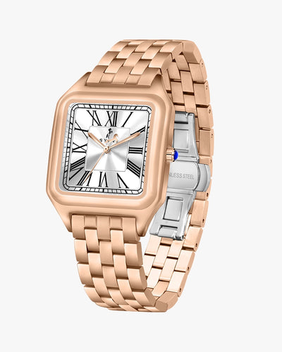 Opus White Rosegold Steel