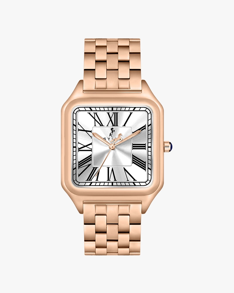 Opus White Rosegold Steel