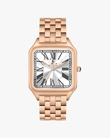 Opus White Rosegold Steel