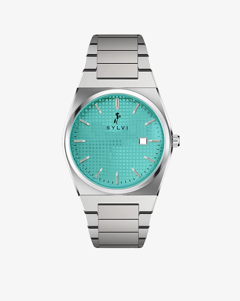 Sylvi Professional Edge White Silver Analog Watch