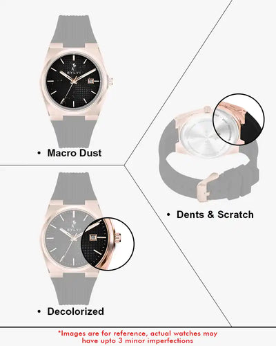 Certified Imperfect Professional Edge Black Rosegold Silicone