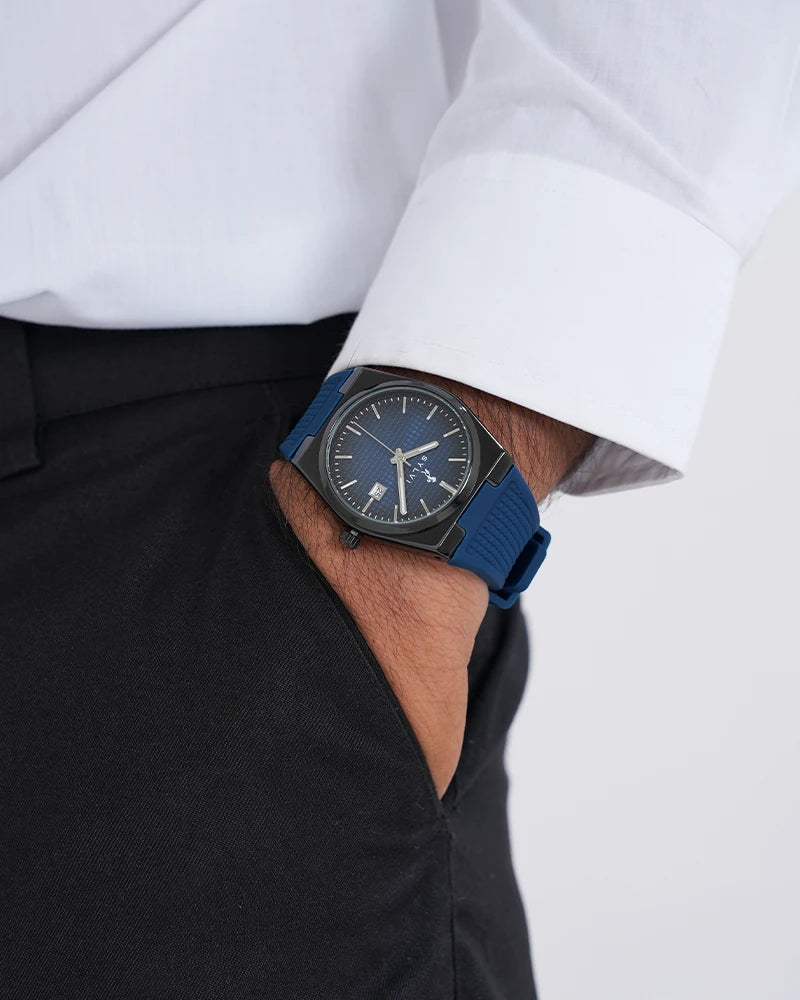 Professional Edge Blue Black Silicone