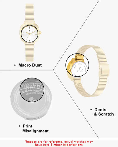 Certified Imperfect Bella White Gold Mesh