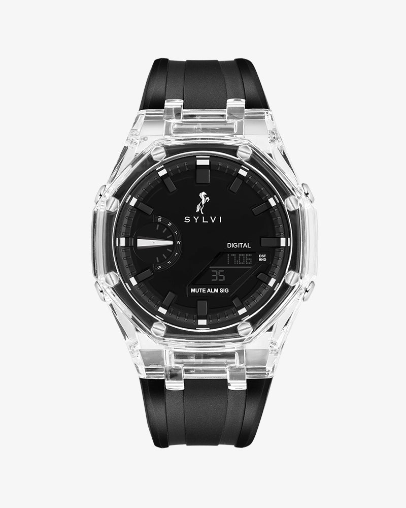 Sylvi Certified Imperfect Rig One 'O One Black Crystal - WT Max men's watch 2
