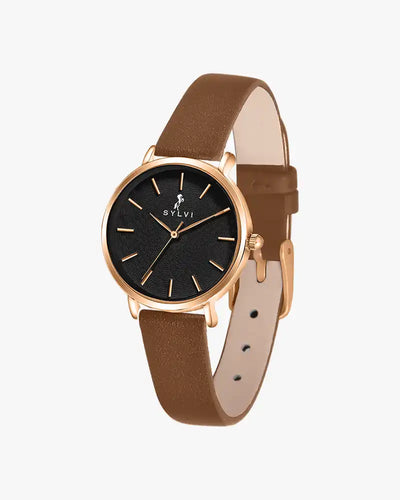 Riva Black Rosebrew Leather