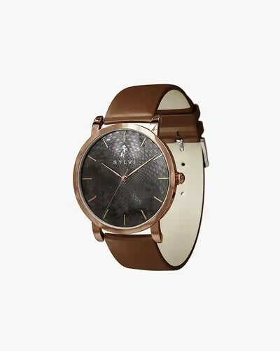 Riva Black Rosebrew Leather