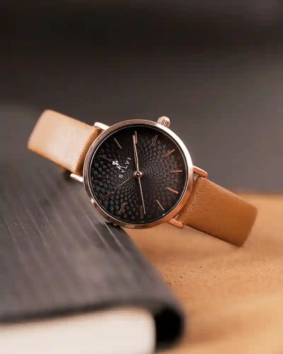 Riva Black Rosebrew Leather