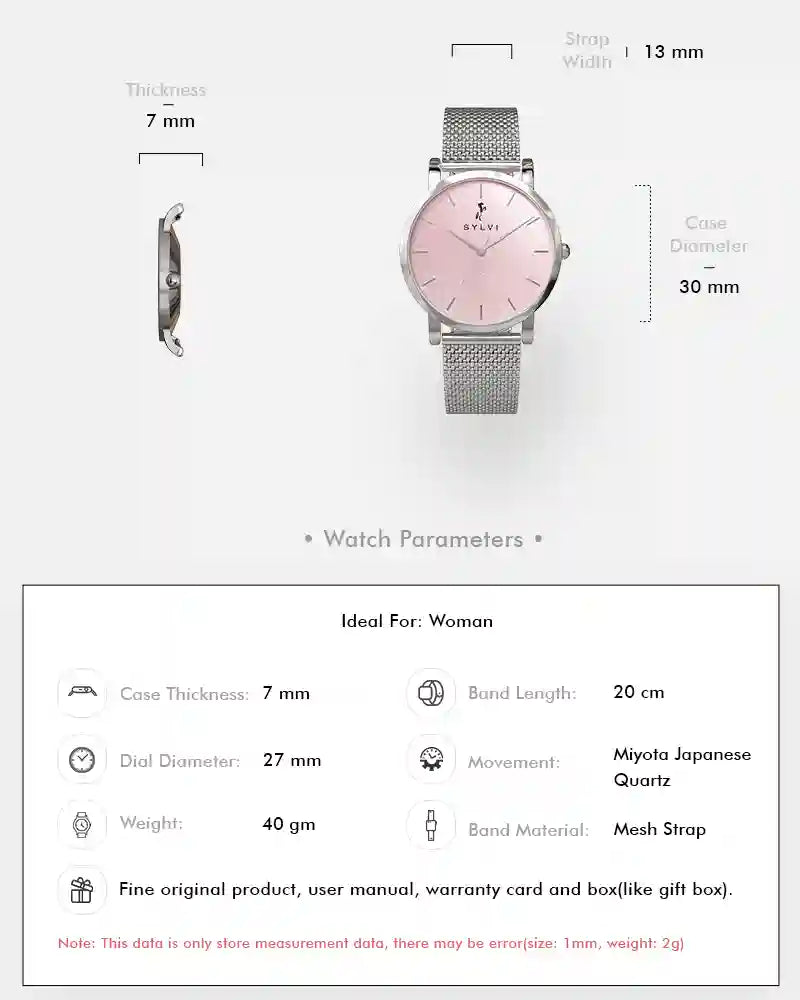 Riva Blush Pink Silver Mesh