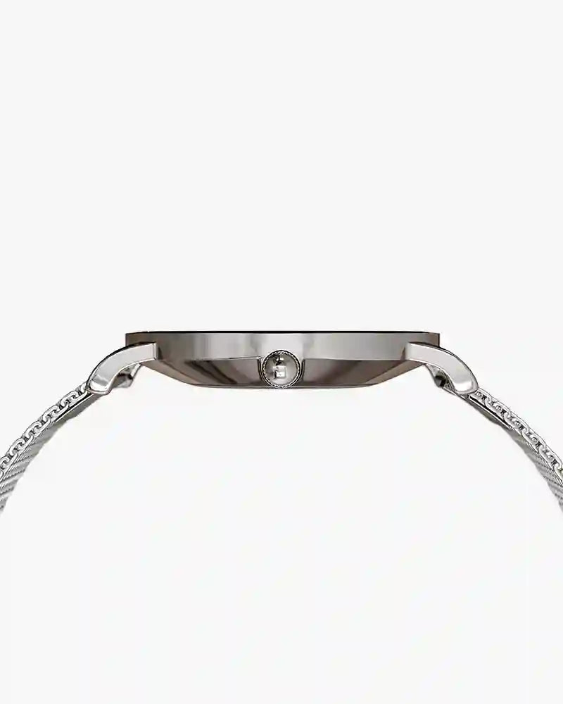 Riva Blush Pink Silver Mesh
