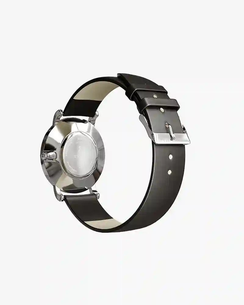Riva Blush Pink Black Leather