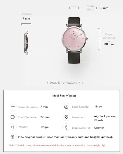 Riva Blush Pink Black Leather