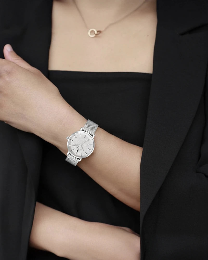 Riva Lunar Silver Mesh