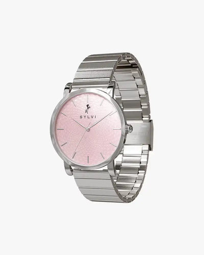Riva Blush Pink Silver Link