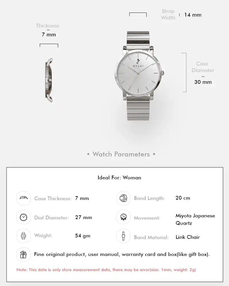 Riva Lunar Silver Link