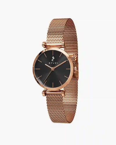 Serene Jet Black Rose Mesh