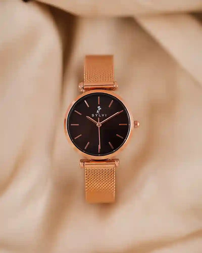 Serene Jet Black Rose Mesh