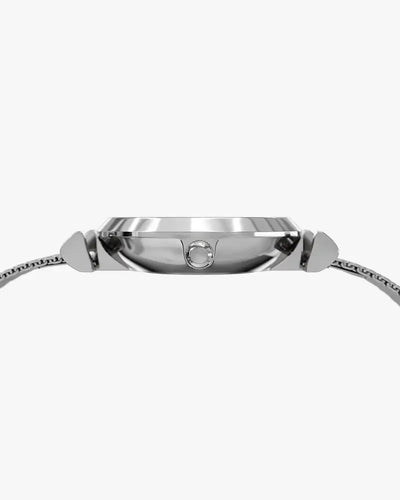 Serene Black Silver Mesh