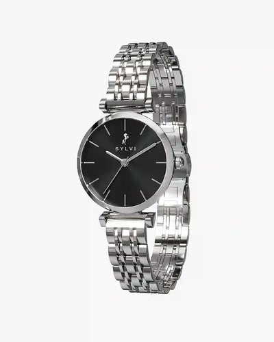 Serene Jet Black Silver Steel