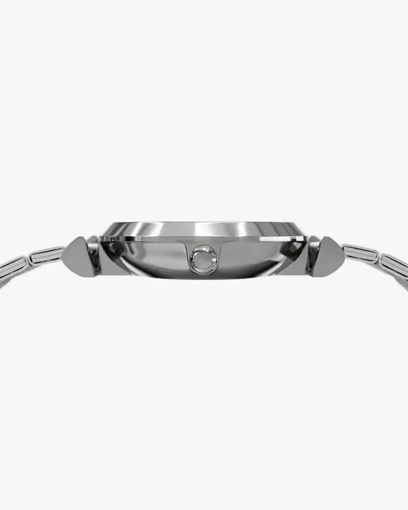 Serene Black Silver Link