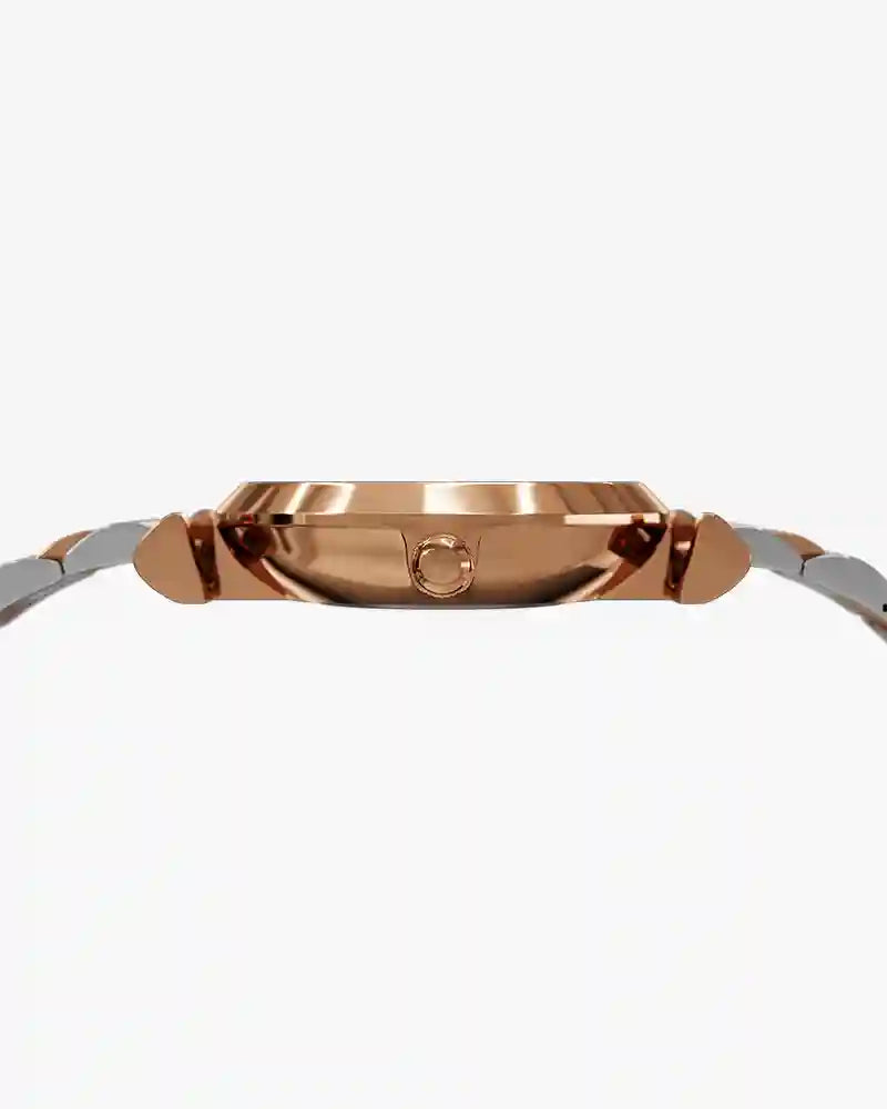 Serene Silver Rosegold Steel