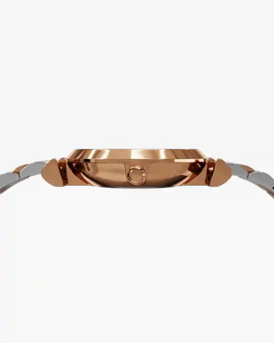 Serene Silver Rosegold Steel