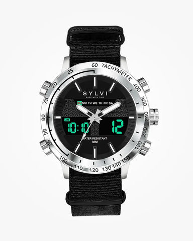 Hawk Silver Black Nylon