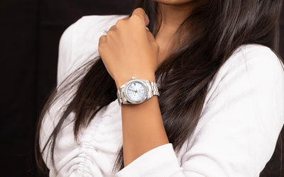 Blue and silver Sylvi Starboard women's wristwatch
