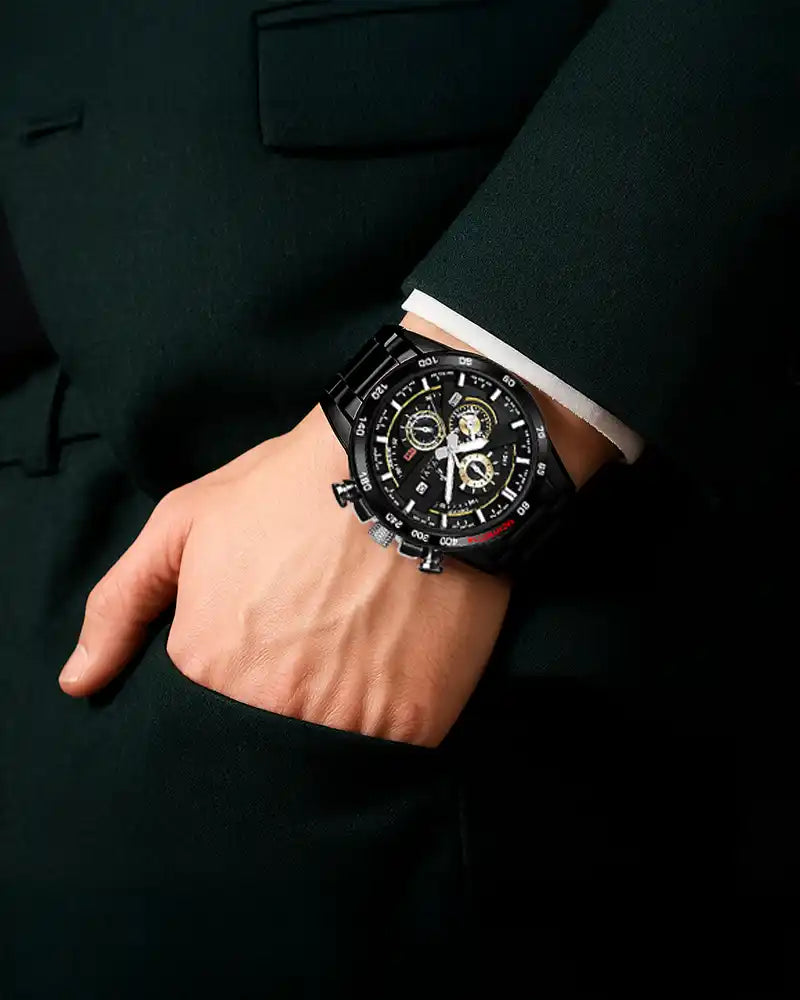 Timegrapher Gold Steel Black