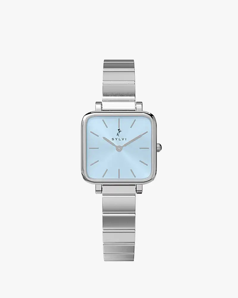 Timeora Ice Blue Silver