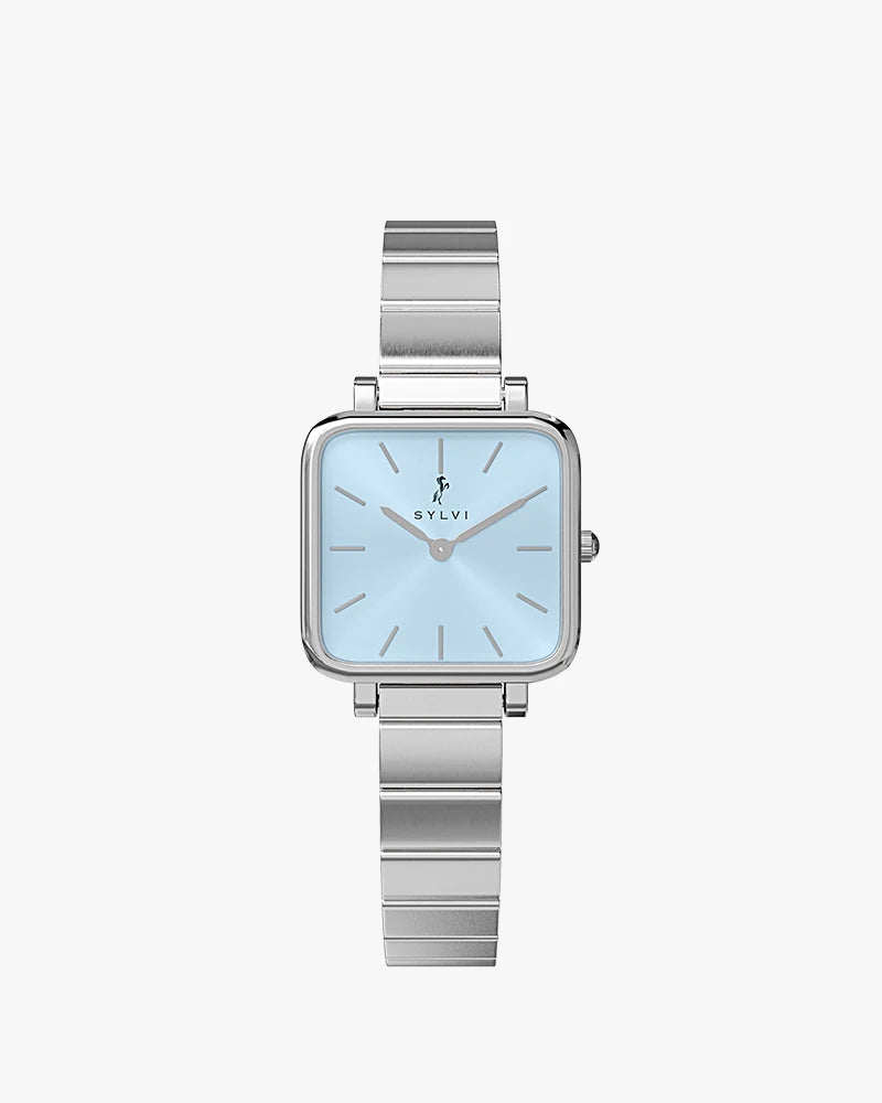 Timeora Ice Blue Silver
