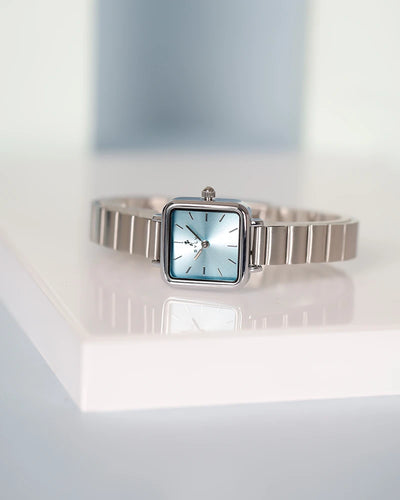 Timeora Ice Blue Silver