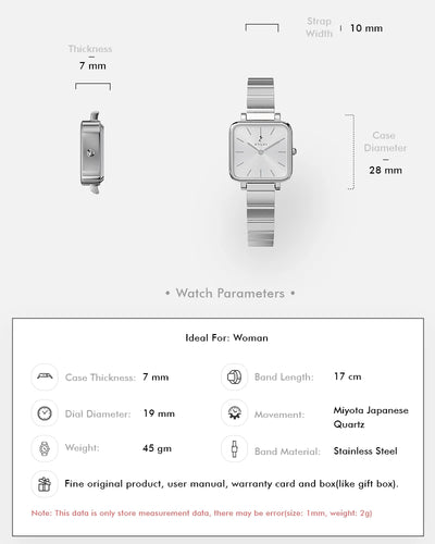 Timeora Steel Silver
