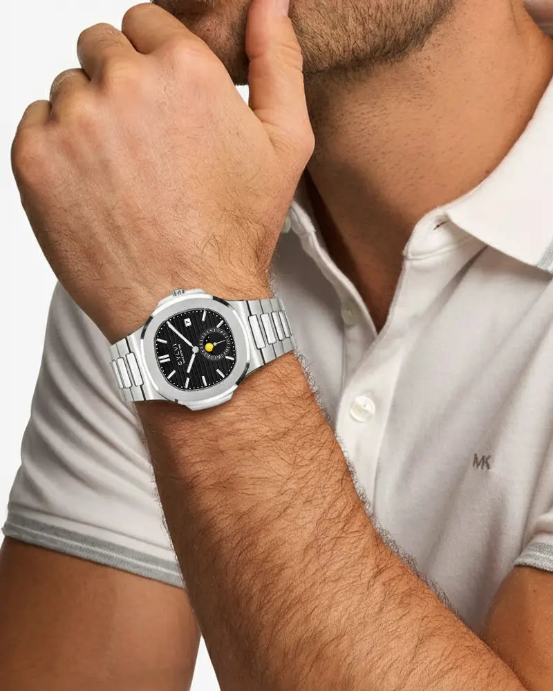 Urbane Moon Black Silver