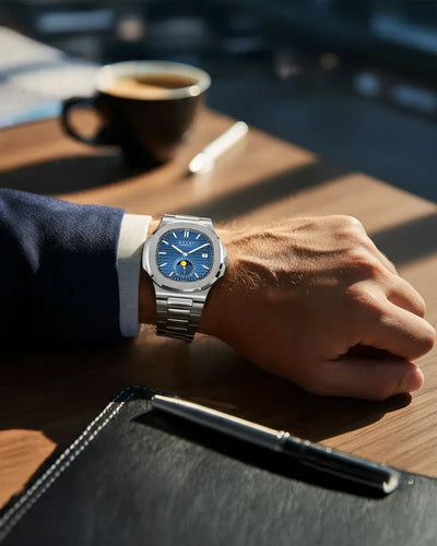 Urbane Moon Blue Silver