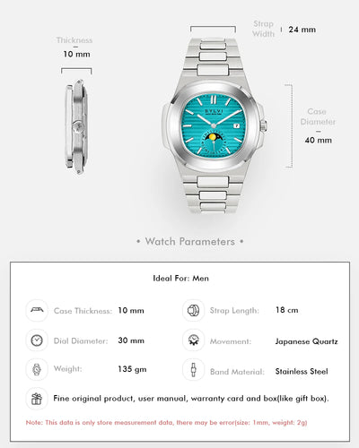 Urbane Moon Aqua Blue
