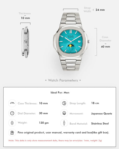Urbane Moon Aqua Blue