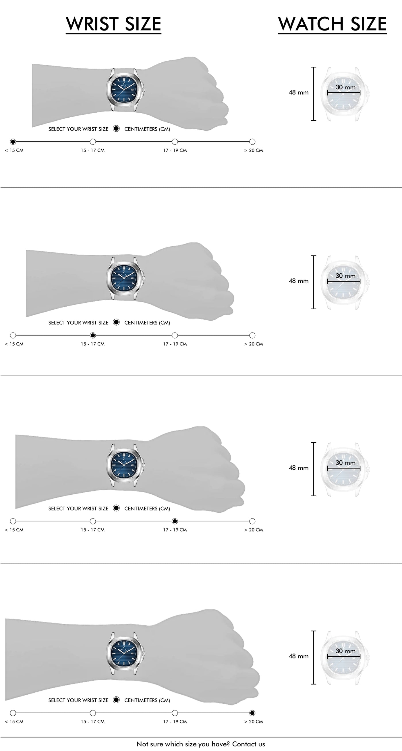 Certified Imperfect Urbanic Blue Silver Silicone