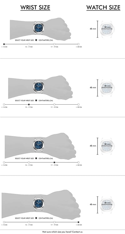 Certified Imperfect Urbanic Blue Silver Silicone