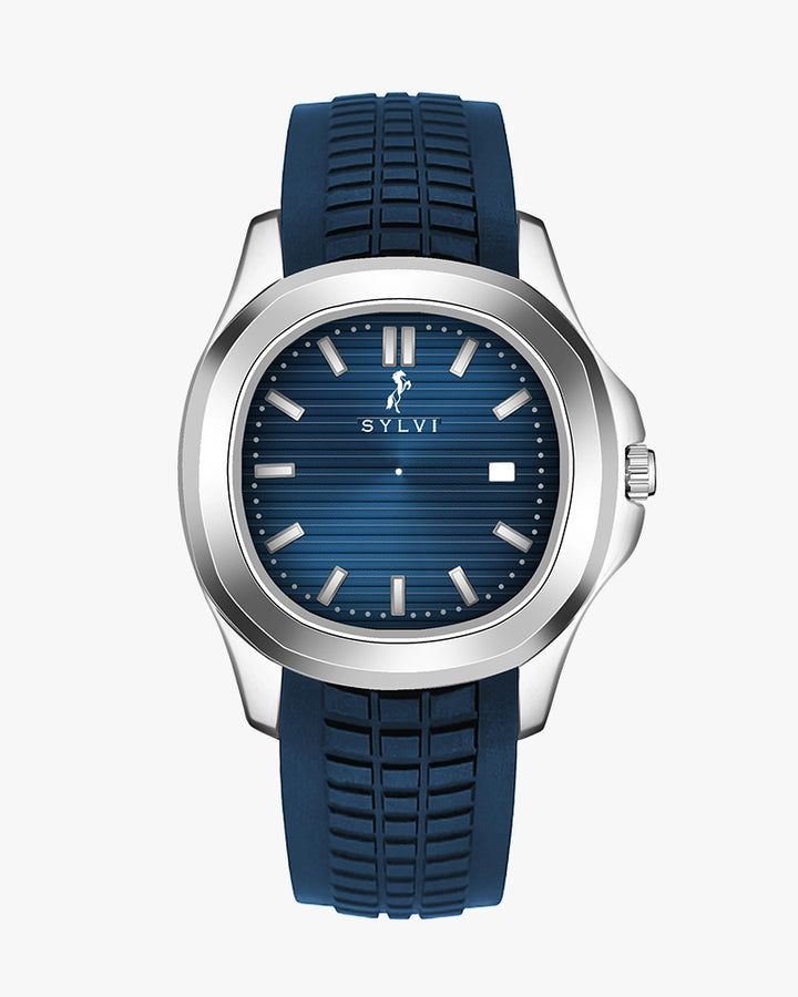 Urbanic Blue Silver Silicone
