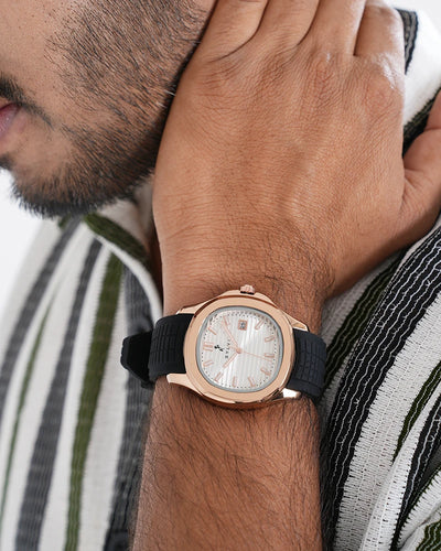 Urbanic White Rose Gold Silicone
