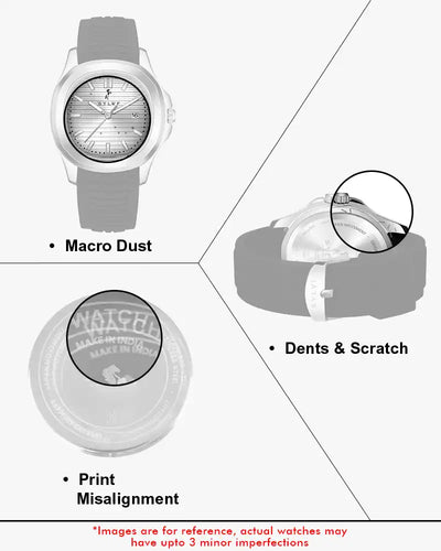 Certified Imperfect Urbanic White Silver Silicone