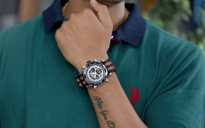 Sylvi Velocity RGB nylon strap watch model for men Explore Now