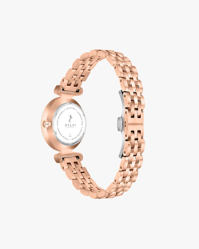 Velvetine White Rosegold Steel