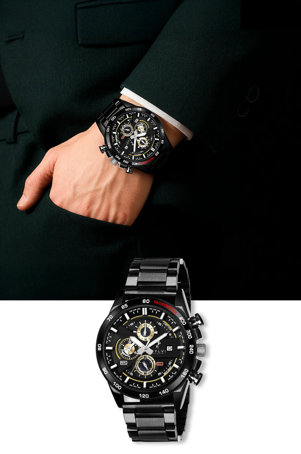Timegrapher Gold Steel Black