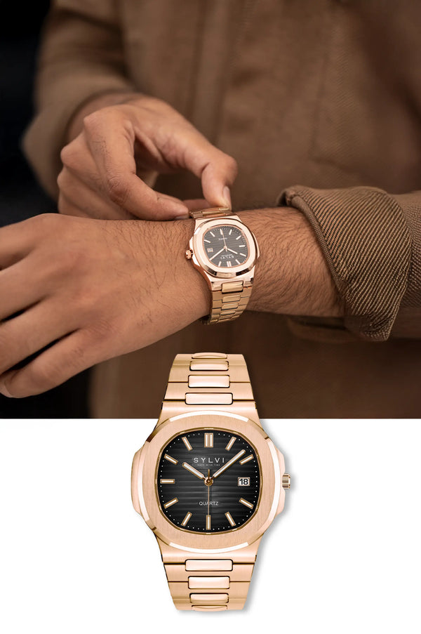 Urbane Rosegold Black