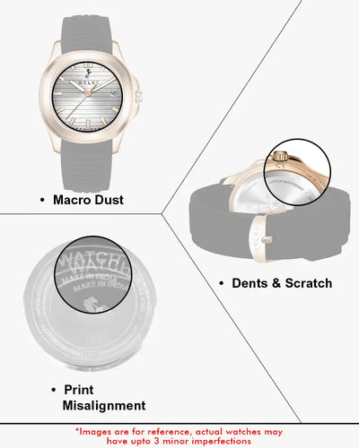 Certified Imperfect Urbanic White Rose Gold Silicone