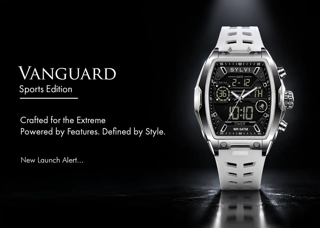 Sylvi Vanguard hybrid sport watch white