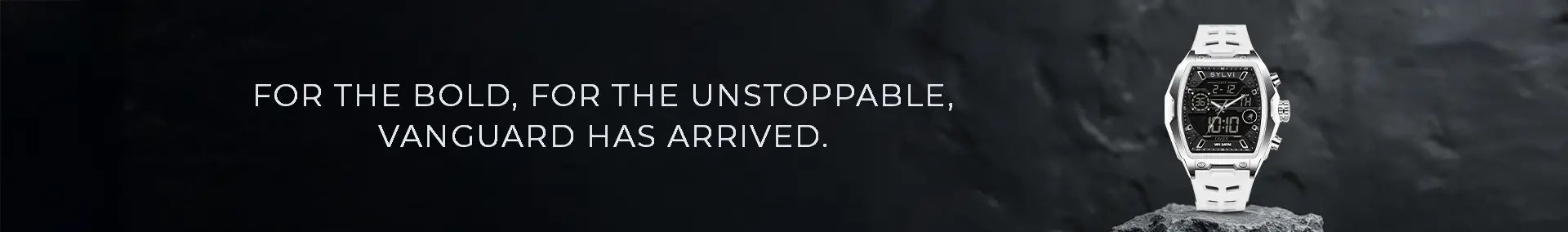 Sylvi Vanguard white silicone sport watch